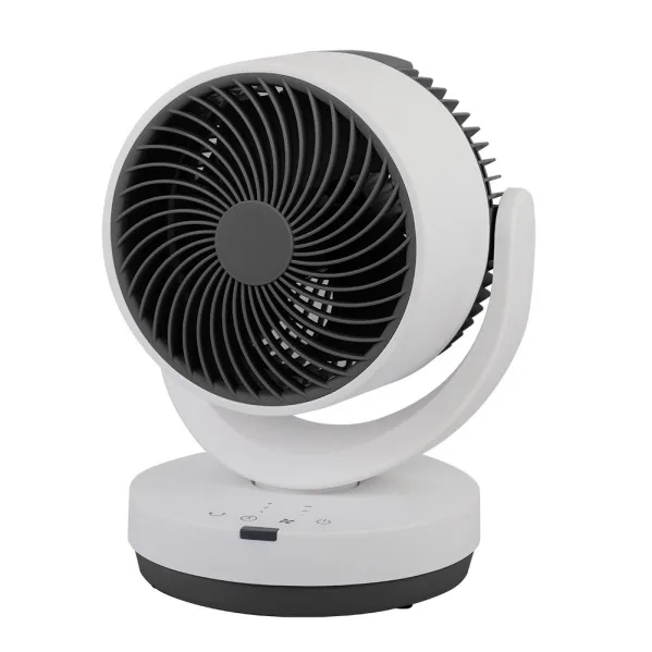 Ventilador sobremesa loira blanco/negro 3velocidades 35w 3aspas c/remoto,temporiz.29,8x22,6x20,6cm