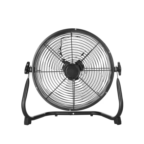 FABRILAMP Ventilador Industrial Midas 60w Negro/cromo 41,5d 3 Velocidades,orientable 45x47x19 Cm
