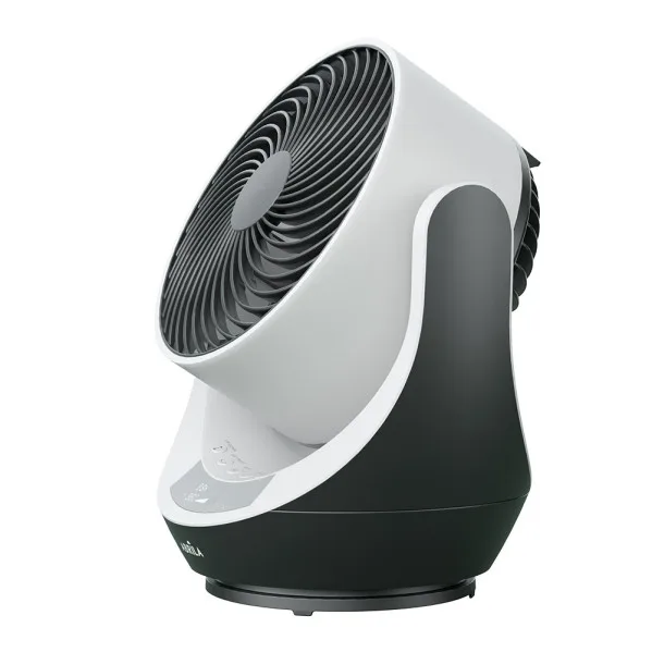 Ventilador sobremesa navia negro/blanco 40w 4velocidades orientable rotatorio,remoto,temporizador y display