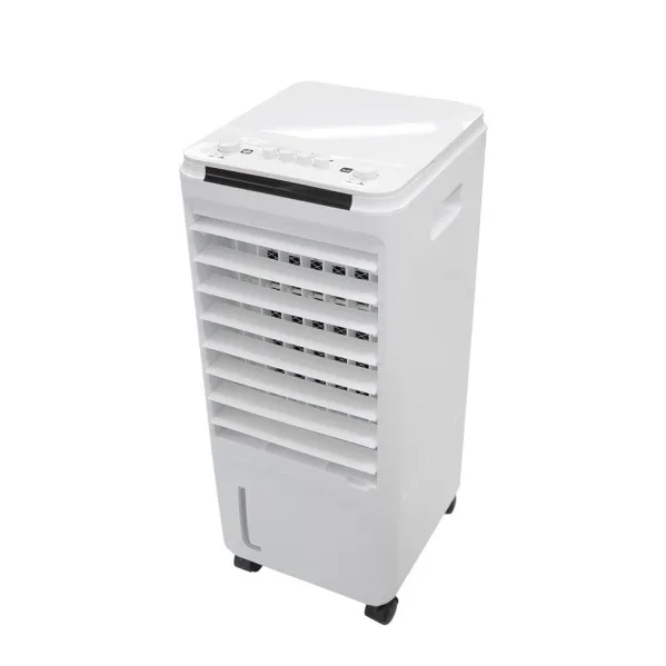 ABRILA- Climatizador Evaporativo Glaciar Blanco 80W | Humificador | 7L | 3 Velocidades | Orientable | Acumulador de Frío