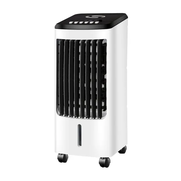 Climatizador evaporativo imperio blanco/negro 80w 3vel 4litros oscilante,c/acumulador de frio,remoto y temporizador 57x26,5x23cm