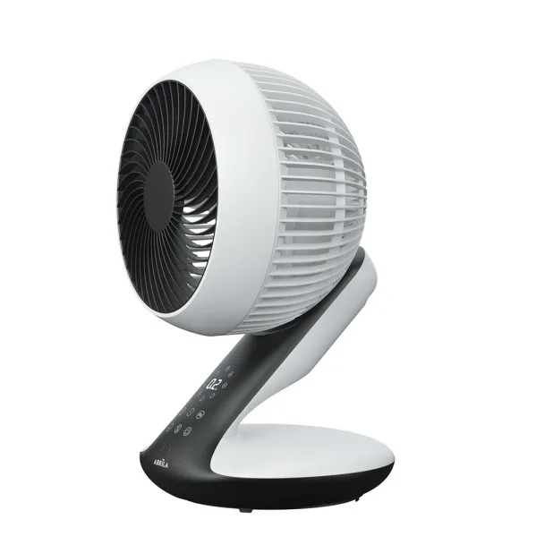 Ventilador dc sobremesa miera blanco/negro 20w 8vel oscilacion 3d.remoto,temporizador 40,5x25,4x23,3cm