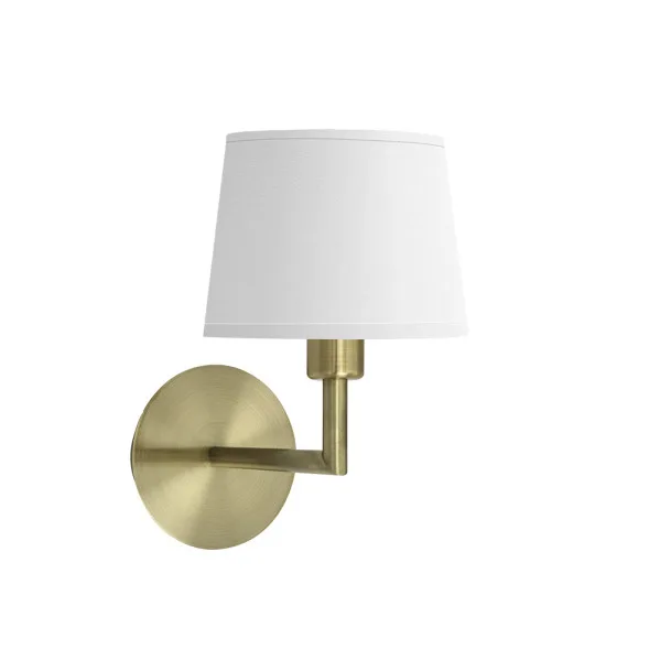 Aplique de pared paraíso 1 x E14 de cuero/blanco 27 x 15 x 25 cm