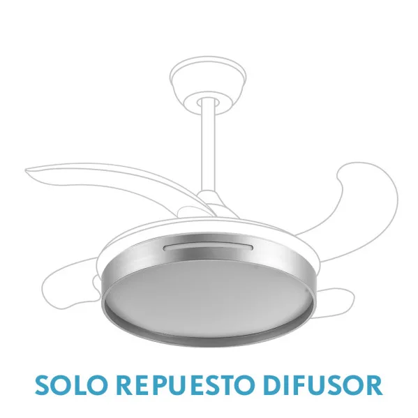 Difusor ventilador mbatis niquel