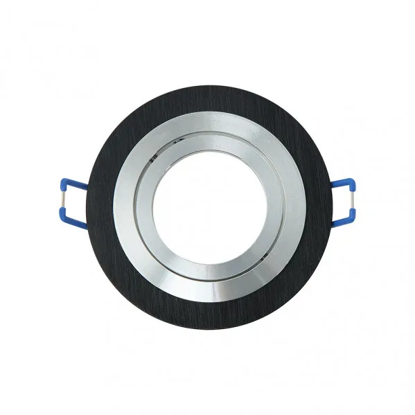 FAB 14348RE69 | Empotrable Orient.cenote 1xgu10 Redondo Wengue/cro 2x9,2x9,2 Cm 8 De Corte.c/portalampara