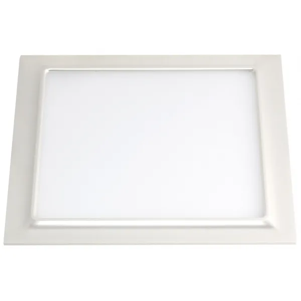 Downlight 20w 3000k ventura perla plata 1600lm 21,5x21,5