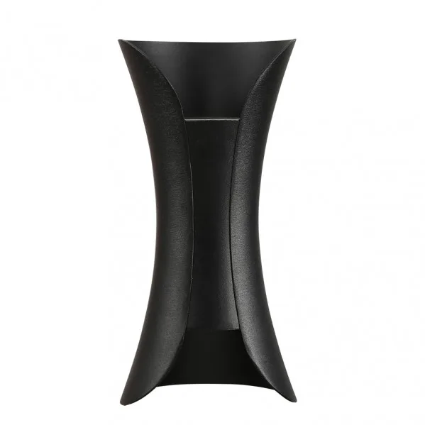 Aplique barredor de pared 10w 4000k dickens negro 950lm 20x10x9 cm ip65 aluminio