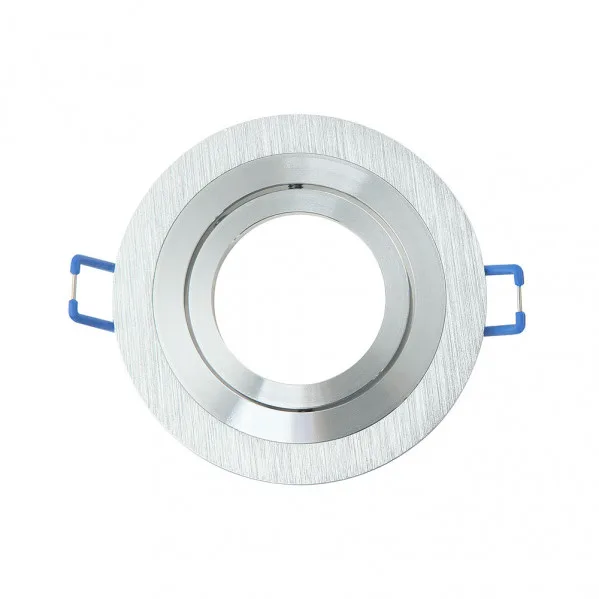 FAB 14348RE70 | Empotrable Orient. Cenote 1xgu10 Redondo Alum/crom 2x9,2x9,2 Cm 8 De Corte.c/portalampara