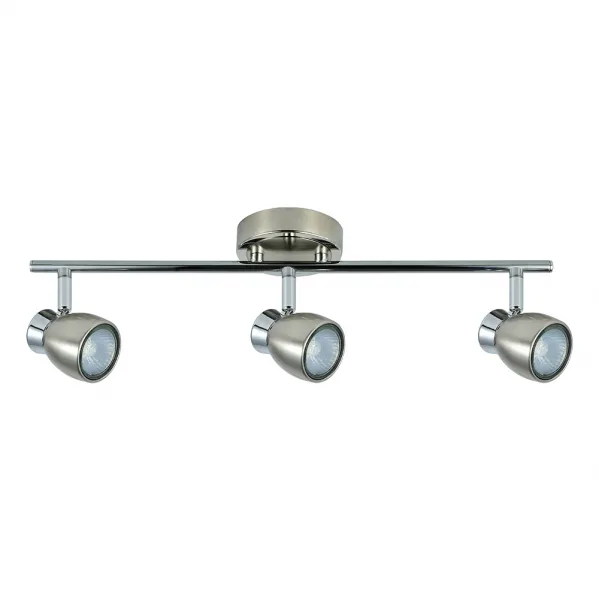 FABRILAMP Iluminacion Para Baño Chacho 3 Focos Niquel-cromo