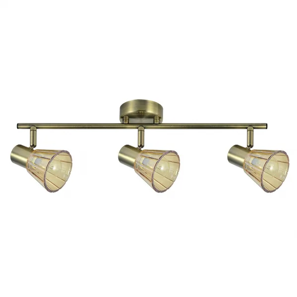 FABRILAMP Regleta Cooper 3xe14 Cuero 16x48,5x8,5 Cm