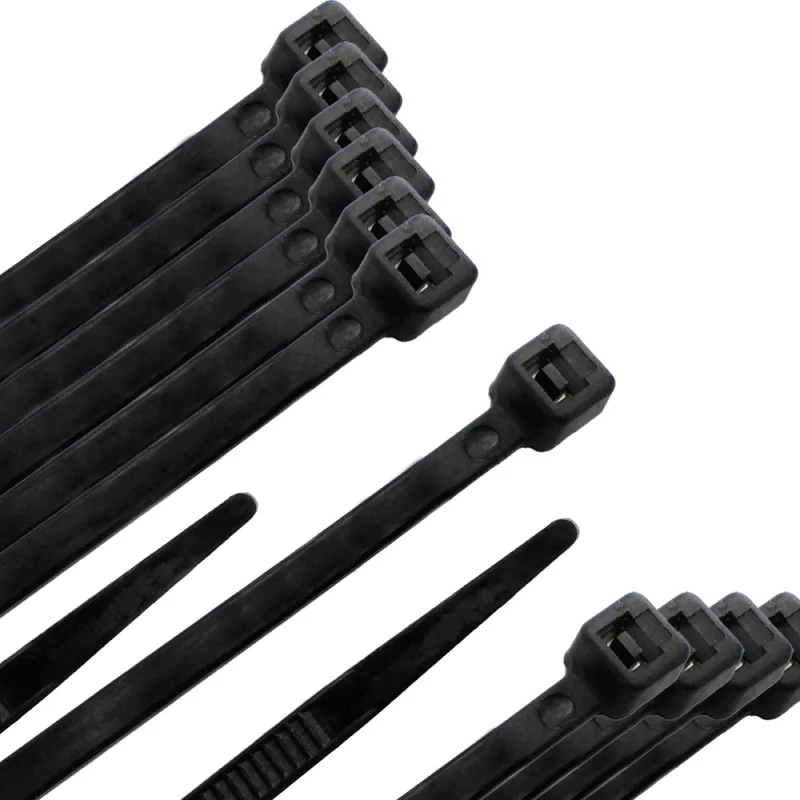 Brida nylon 100%. color negro 4,5 x 280 mm. bolsa 100 unidades. abrazadera plastico, organizador cables, alta resistencia
