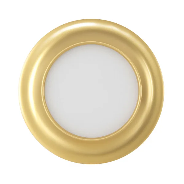 Downlight 9w 3000k trevor oro 720lm 1,5x12x12 cm corte 10,5d