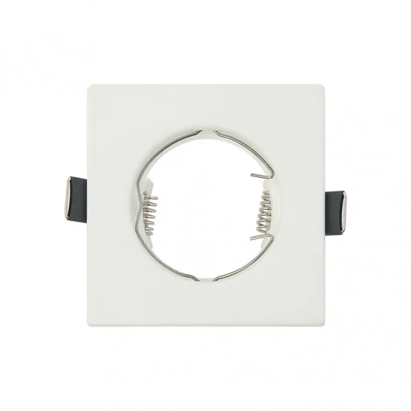 FAB 14428FC01 | Empotrable Magura 1xgu10 Cuadrado Blanco 2,5x8,2x8,2 Cm Corte 7 Portalamparas Incluido