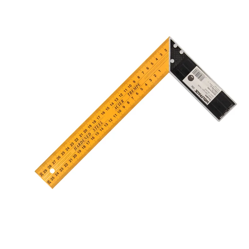 WOLFPACK LINEA PROFESIONAL Escuadra Metalica 300 mm. Escuadra Carpintero, Escuadra Construcción,