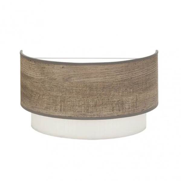 Aplique 1luz x E27 modelo Myriam color Madera Gris FABRILAMP