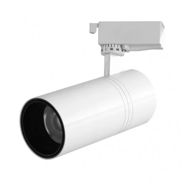 Foco carril 20w 6000k anzo blanco 1800lm 36º orientable regx18x6,2 cm