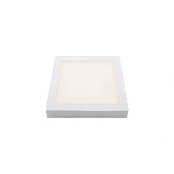 FABRILAMP Downlight superficie toba 12w 4000k Blanco Cuadrado 1080Lm 3,5x17x17 Cm