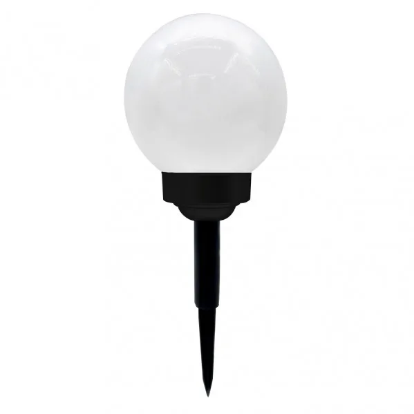 Pincho ext. solar 5000k 50lm kira negro c/sensor crepuscular ip65 32/36x15x15 cm carga 5-6h uso 6h