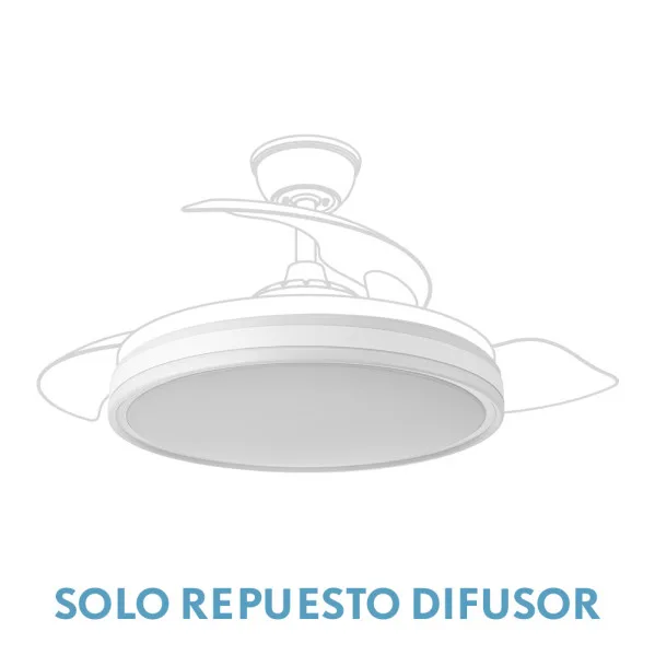 Difusor ventilador bayomo grande 108d blanco
