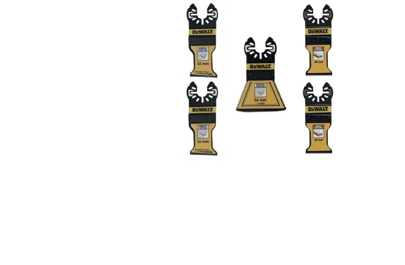 DEWALT Juego de 5 cuchillas oscilantes mixtas DT20777-QZ