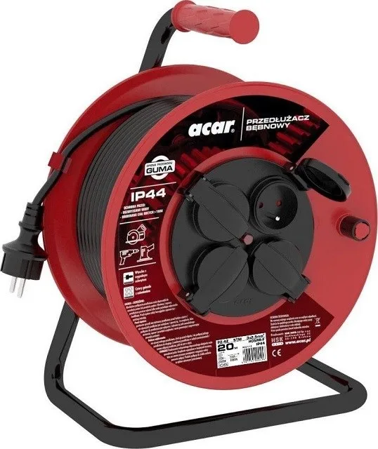 Acar pz-4z/stm h05rr-f 3g2.5 20m cable de extensión retráctil