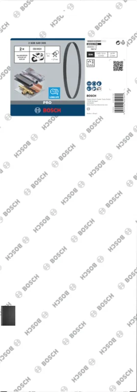 Bosch PRO Band CB4424 - Hoja de sierra (para tubos y perfiles de metal, metales no ferrosos, longitud 1140 mm, 2 unidades)