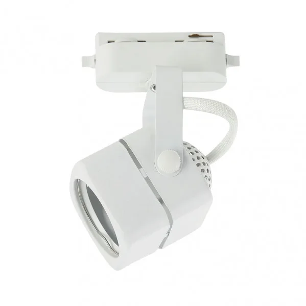 Foco carril arta 1xgu10 cubo blanco 14,2x7,6x6 cm orientable 180º