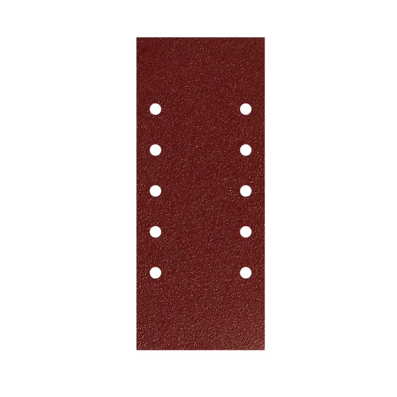 WOLFPACK LINEA PROFESIONAL Lija Recambio Con Velcro 115x280 mm. con Agujeros Grano 120 (10 Piezas)