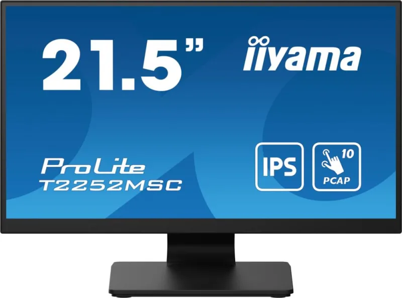 iiyama ProLite T2252MSC-B2AG pantalla para PC 54,6 cm (21.5") 1920 x 1080 Pixeles Full HD LCD Pantalla táctil Negro