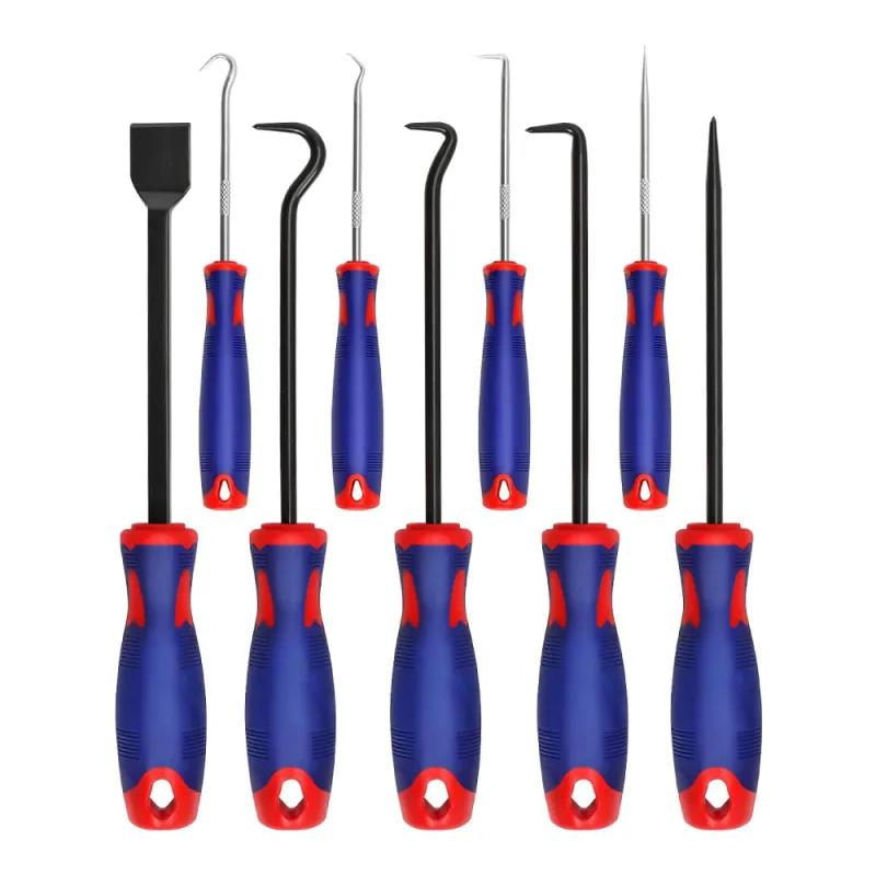 Picos y ganchos de precisión, juego de 9 piezas