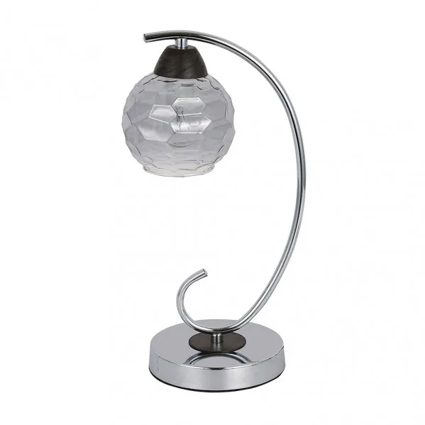 Sobremesa modelo ETNA cromo de 1 luz FABRILAMP