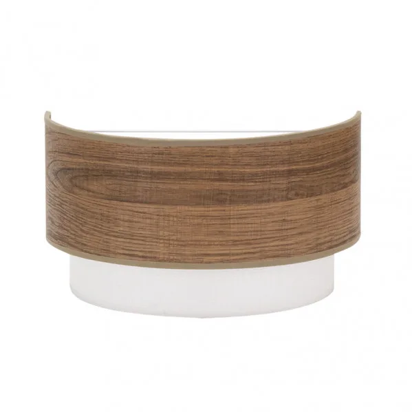 Aplique de pared Myriam color Madera Oscura FABRILAMP