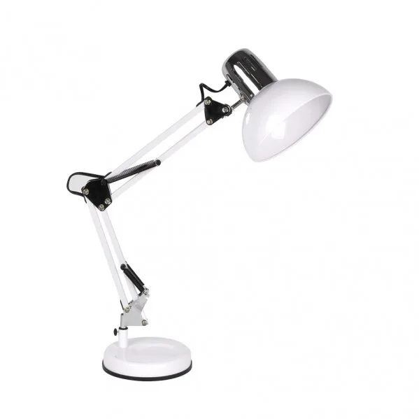 Flexo articulable rutilo 1xe27 blanco/cromo 57x39x15 cm