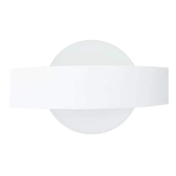 Aplique barredor de pared circ.8w 4000k arco blanco 630 lm ip20 13x24x5 cm