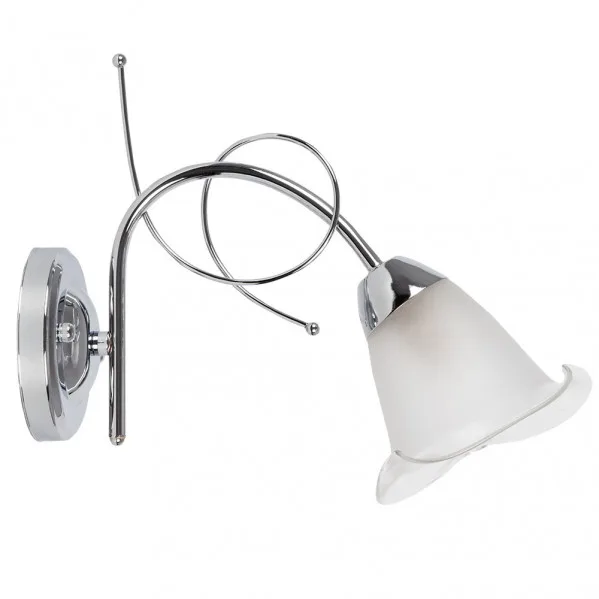 Aplique adelfa 1xe14 cromo 24x29x13 cm