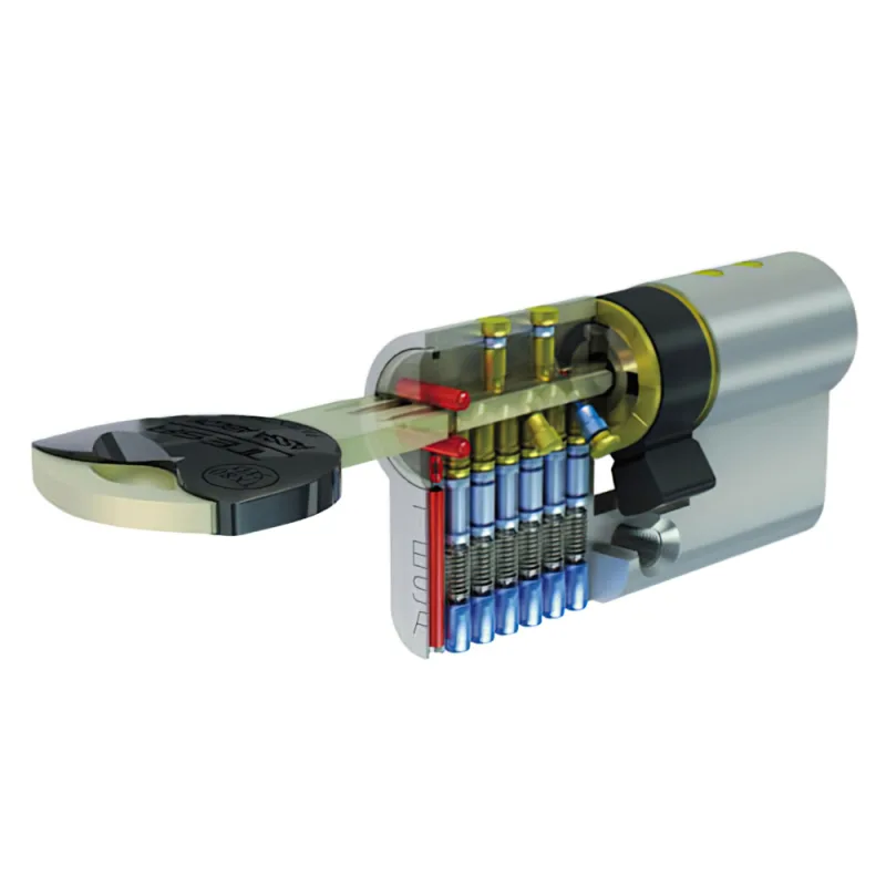 Tesa Assa Abloy - TX853030L- Cilindro de alta seguridad TX80 30x30 latonado