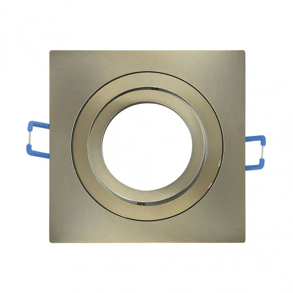 FAB 14348CU14 | Empotrable Orient.cenote 1xgu10 Cuadrado Cuero 2x9,2x9,2 Cm 8 De Corte. C/portalampara