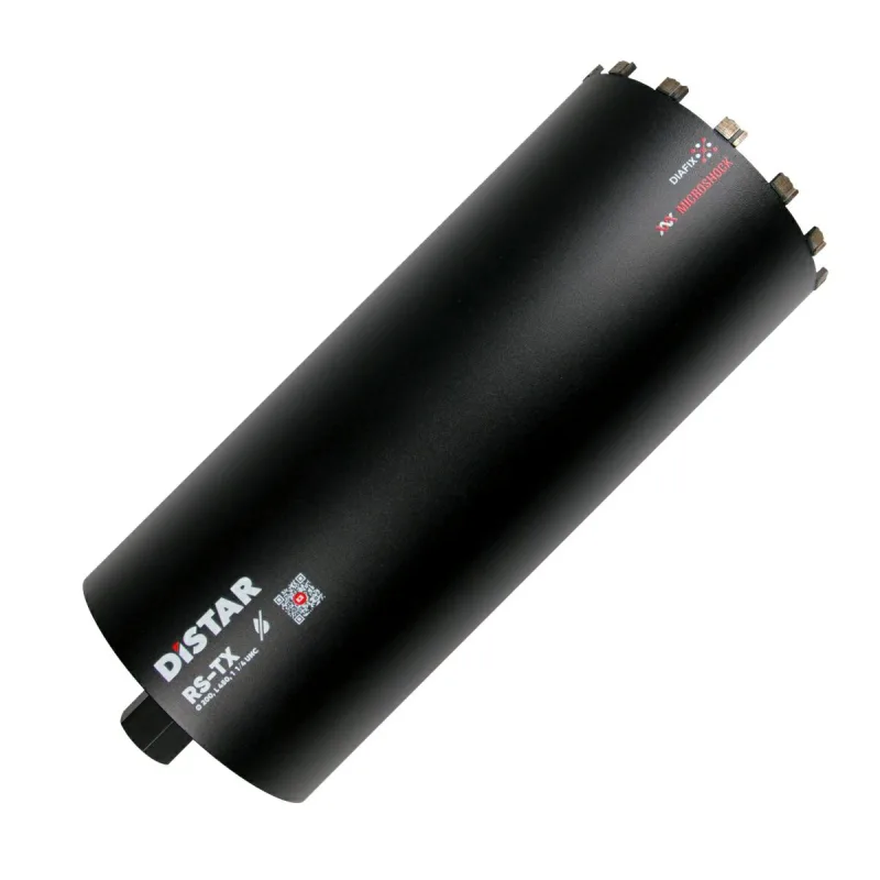 Corona Diamantada Distar RS-TX 1 1/4" 200mm x 450mm, Corte Seco Rápido y Preciso, Ideal para Cerámica, Granito y Concreto, Alta Durabilidad y Rendimiento Profesional.