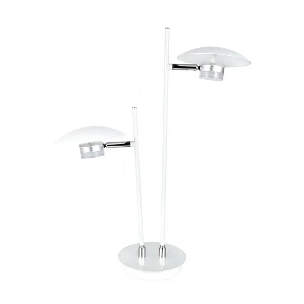 Sobremesa ciudad del cabo 2l 12w 4000k blanc/plata 52x32x15 cm 1080 lm dirigible y orientable