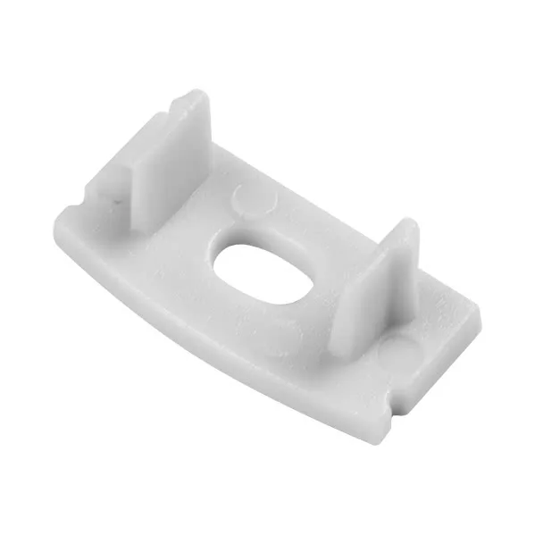 Tapa para perfil de aluminio de superficie 8mm (200x2.3) con taladro