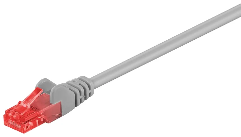 Goobay 93689 cable de red Gris 15 m Cat6 U/UTP (UTP)