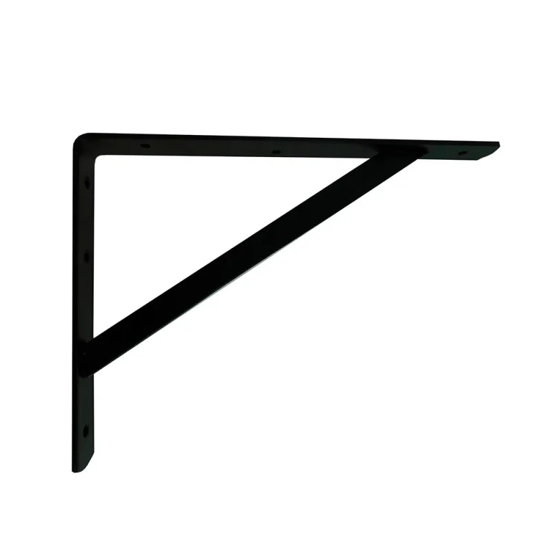 Escuadra reforzada plm04 negro 500 x 350 mm