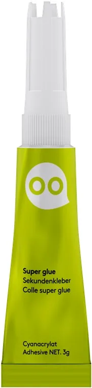 Fixpoint 77002 adhesivo y pegamento - Goma (Negro, Amarillo)