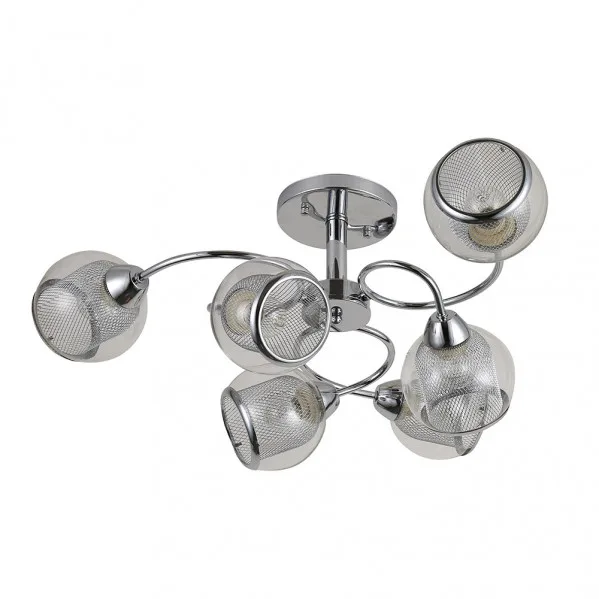 FABRILAMP Lampara plafon STANLEY cromo de 6 luces