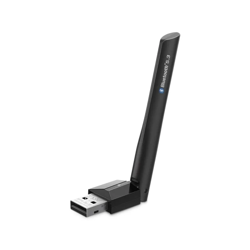 TP-Link Adaptador USB UB500 Plus Bluetooth 5.3 con antena externa ajustable con alta potencia de recepción