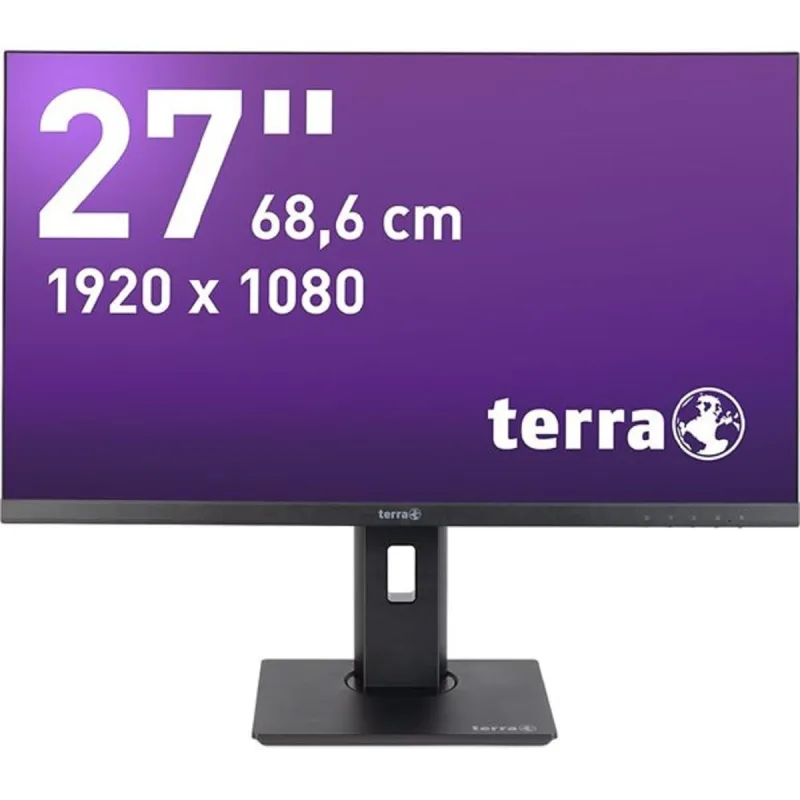 Terra Monitor PV LCD 2748W V3.1 Negro HDMI DisplayPort USB-C GREENLINE Plus VESA Diseño sin marco IPS Tecnología de panel IPS Material permanente Low-Blue-Light