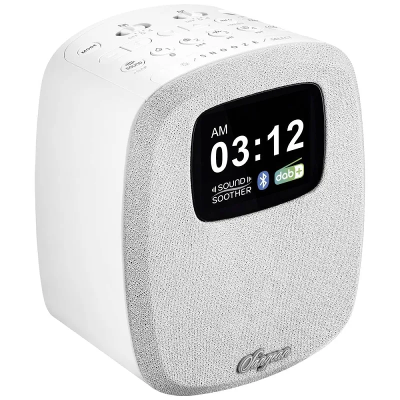 Sangean DCR-83 Radio de Mesa Dab+, UKW AUX, Bluetooth, Dab+, FM, función de Carga de batería USB, función de Despertador A500460, Color Blanco
