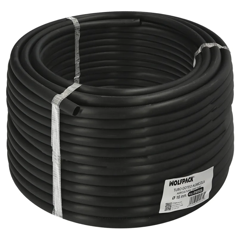 SATURNIA Tuberia De Riego por Goteo Ø 16 mm. Espesor Tubo 1,2 mm. Uso Agricola 400 Metros