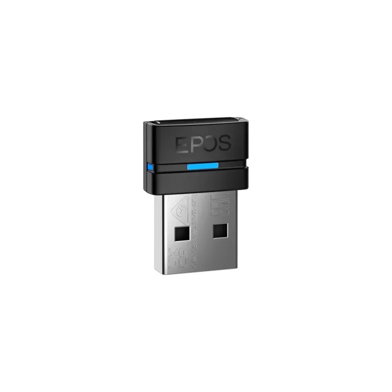 EPOS BTD 800 USB-A - Adaptador Bluetooth para Conectividad Fluida con Las Series Adapt 200, 300, 400, 500 e Impact 1000 - Certificado para MS Teams
