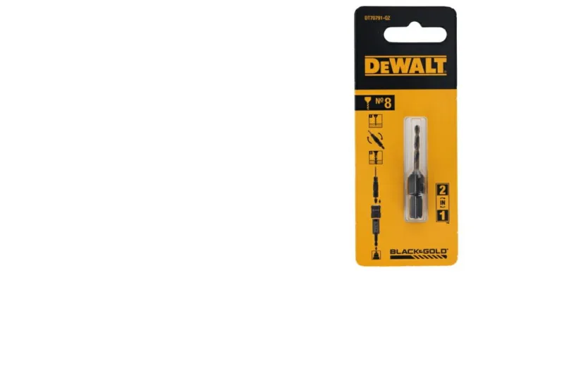 DeWalt ampliador para sistema de broca y trabajo de 8mm, ideal para perforaciones precisas en materiales duros, alta durabilidad, resistencia al desgaste, diseño optimizado para trabajos intensivos.